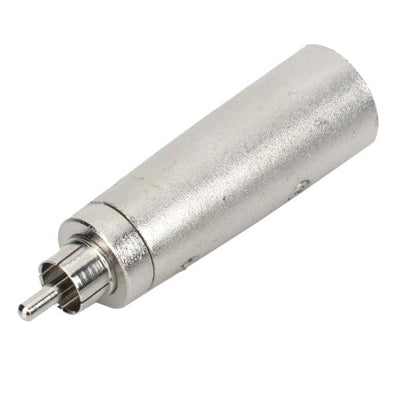 3-Pin RCA Male to XLR Male Adapter Connectors (5 Pcs in One Package, the Price is for 5 Pcs)