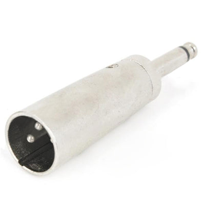 3-Pin XLR Male to 6.3mm Male Plug Adapter Connectors (5 Pcs in One Package, the Price is for 5 Pcs)