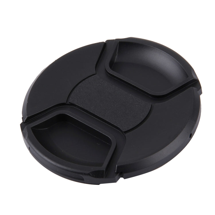 77mm Center Pinch Camera Lens Cap for Nikon(Black)