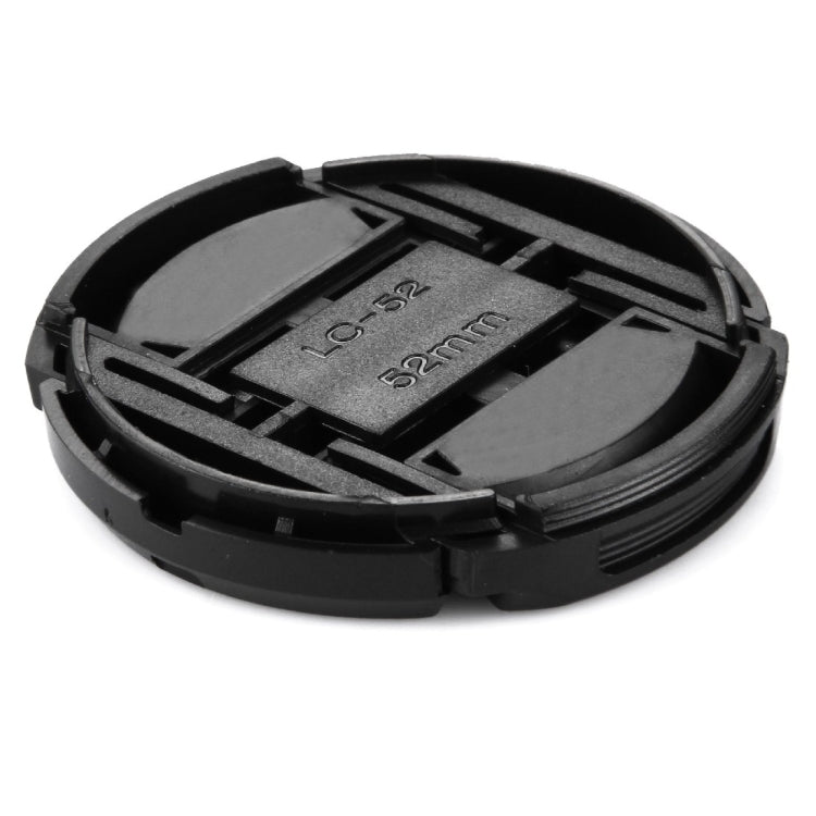 52mm Center Pinch Camera Lens Cap(Black)