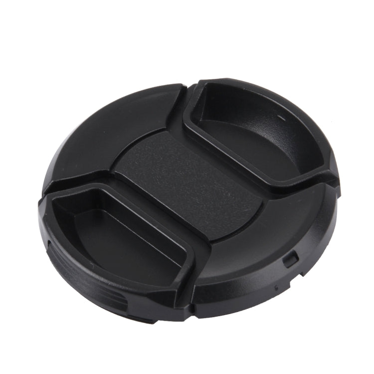 55mm Center Pinch Camera Lens Cap(Black)