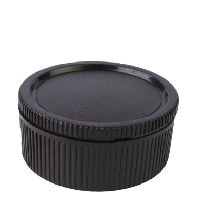 Camera Body Cover & Rear Lens Cap for Leica M Lens / SLR(Black)