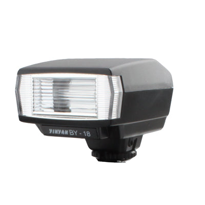 Universal Hot Shoe Camera Electronic Flash with PC Sync Port (BY-18)(Black)