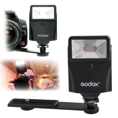 Godox Professional Digital Slave Flash with HotShoe Speedlite Bracket (CF-18)(Black)