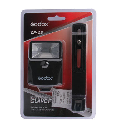 Godox Professional Digital Slave Flash with HotShoe Speedlite Bracket (CF-18)(Black)