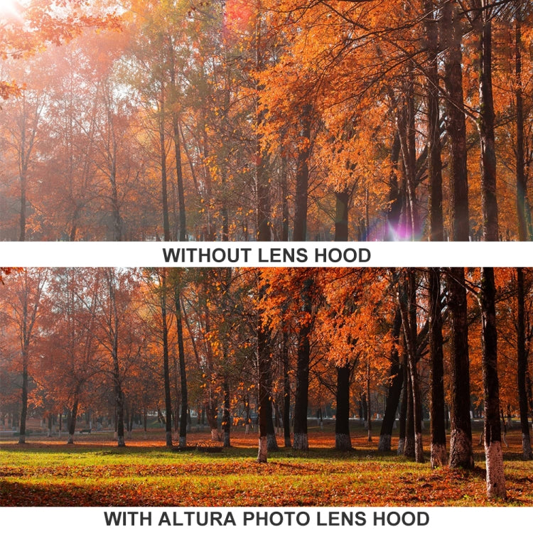 52mm Lens Hood for Cameras(Screw Mount)(Black)