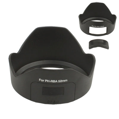 52mm Lens Hood for Pentax PH-RBA(Black)