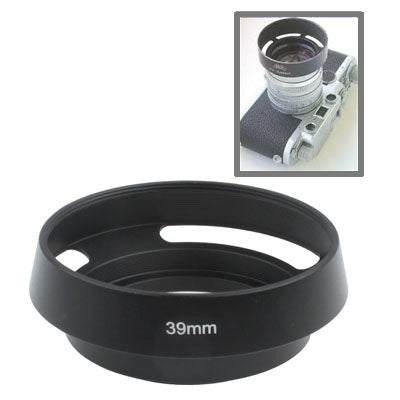 39mm Metal Vented Lens Hood for Leica M(Black)