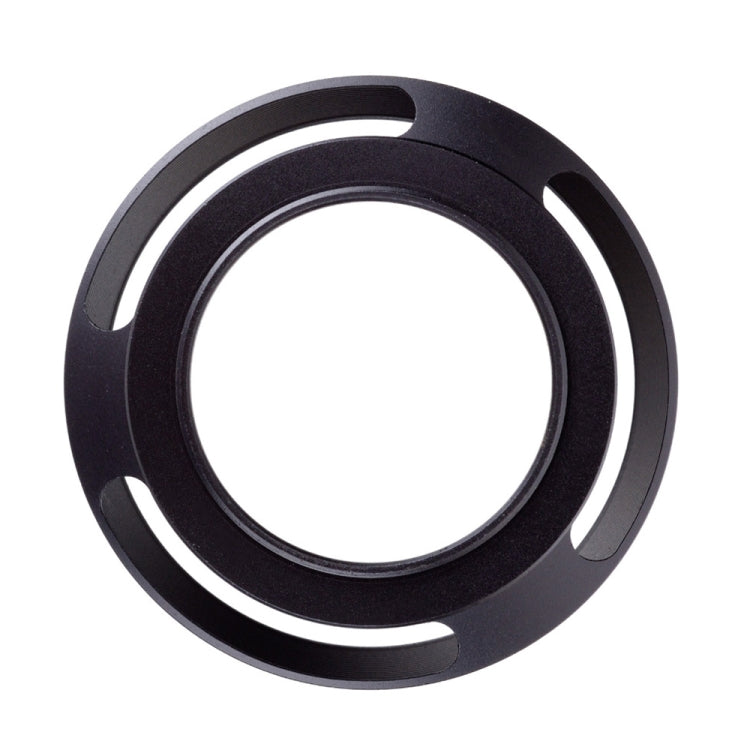 37mm Metal Vented Lens Hood for Leica(Black)