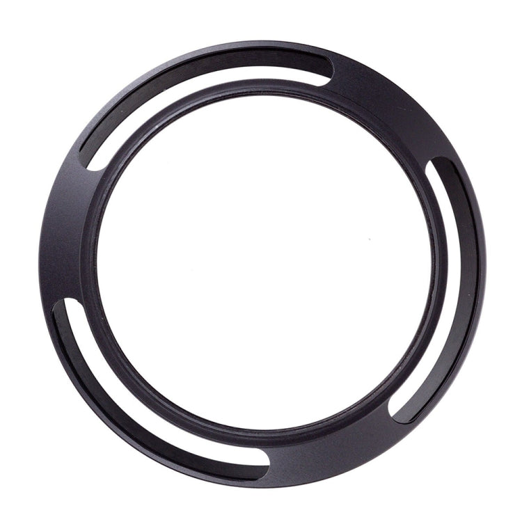 52mm Metal Vented Lens Hood for Leica(Black)