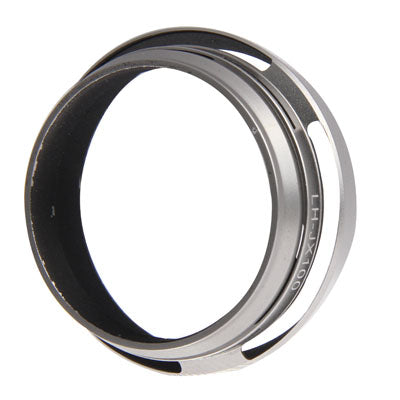 49mm Silver Metal Vented Lens Hood for Fuji X100 (LH-JX100)(Silver)