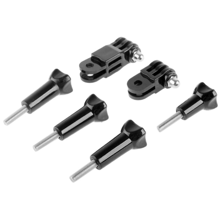 ST-05 Three-way Pivot Arm Assembly Extension & 4 Thumb Knobs for GoPro Hero11 Black / HERO10 Black /9 Black /8 Black /7 /6 /5 /5 Session /4 Session /4 /3+ /3 /2 /1, DJI Osmo Action and Other Action Cameras(Black)
