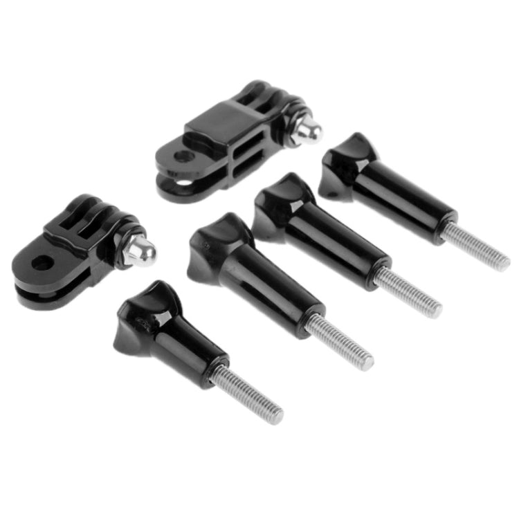 ST-05 Three-way Pivot Arm Assembly Extension & 4 Thumb Knobs for GoPro Hero11 Black / HERO10 Black /9 Black /8 Black /7 /6 /5 /5 Session /4 Session /4 /3+ /3 /2 /1, DJI Osmo Action and Other Action Cameras(Black)