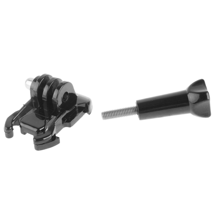 ST-07 Quick Release Tripod Mount Adapter Buckle Bracket Screw for GoPro Hero11 Black / HERO10 Black /9 Black /8 Black /7 /6 /5 /5 Session /4 Session /4 /3+ /3 /2 /1, DJI Osmo Action and Other Action Cameras(Black)