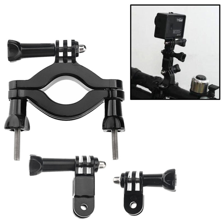 ST-68 Plastic & Metal Large Diameter Pipe Clamp for GoPro HERO4 / 3+ / 3 / 2 / 1(Black)