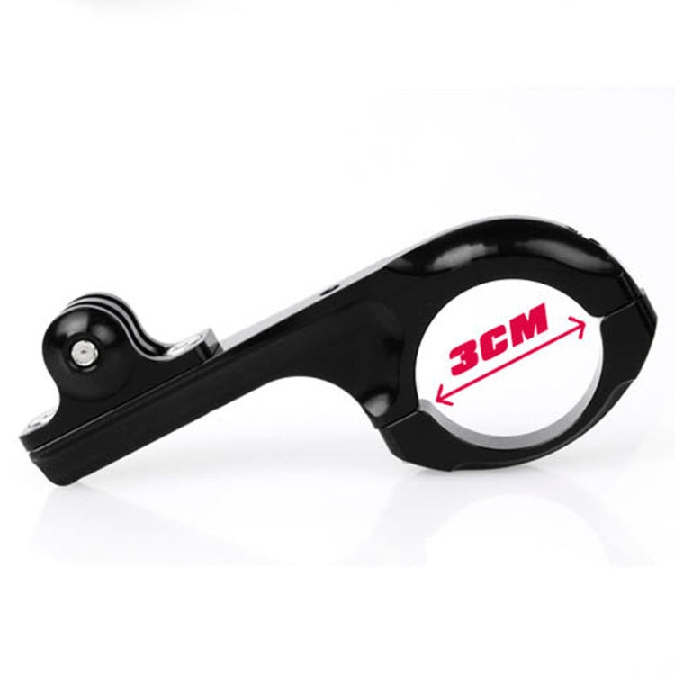 ST-86 Bike Aluminum Handlebar Bar Adapter Pro Mount for GoPro Hero11 Black / HERO10 Black /9 Black /8 Black /7 /6 /5 /5 Session /4 Session /4 /3+ /3 /2 /1, DJI Osmo Action and Other Action Cameras(Black)