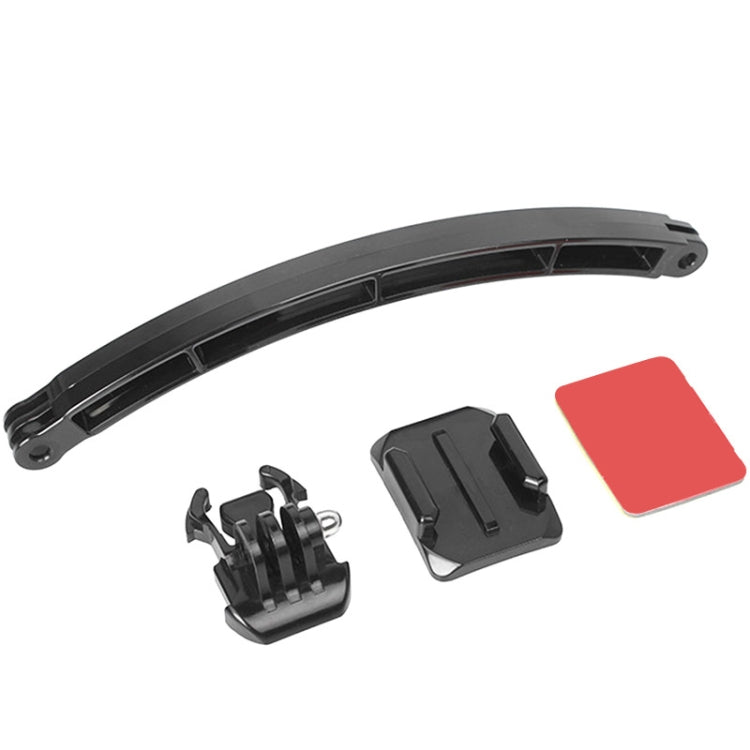 ST-91 Outdoor Motorcycle Cycling Helmet Extension Arm Tripod Mount for GoPro HD HERO4 / 3+ / 3 / 2 / 1(Black)