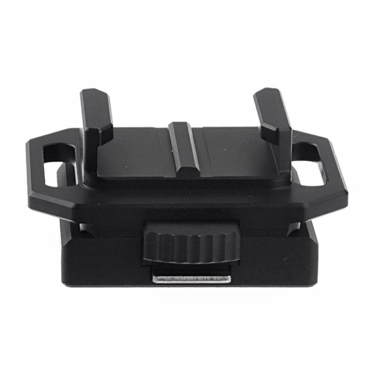 ST-80 Aluminum Helmet Mount Base for GoPro HERO6 /5 /5 Session /4 Session /4 /3+ /3 /2 /1, Xiaoyi and Other Action Cameras(Black)