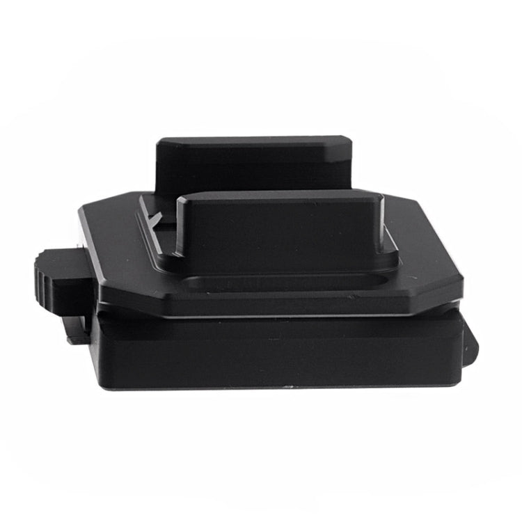 ST-80 Aluminum Helmet Mount Base for GoPro HERO6 /5 /5 Session /4 Session /4 /3+ /3 /2 /1, Xiaoyi and Other Action Cameras(Black)