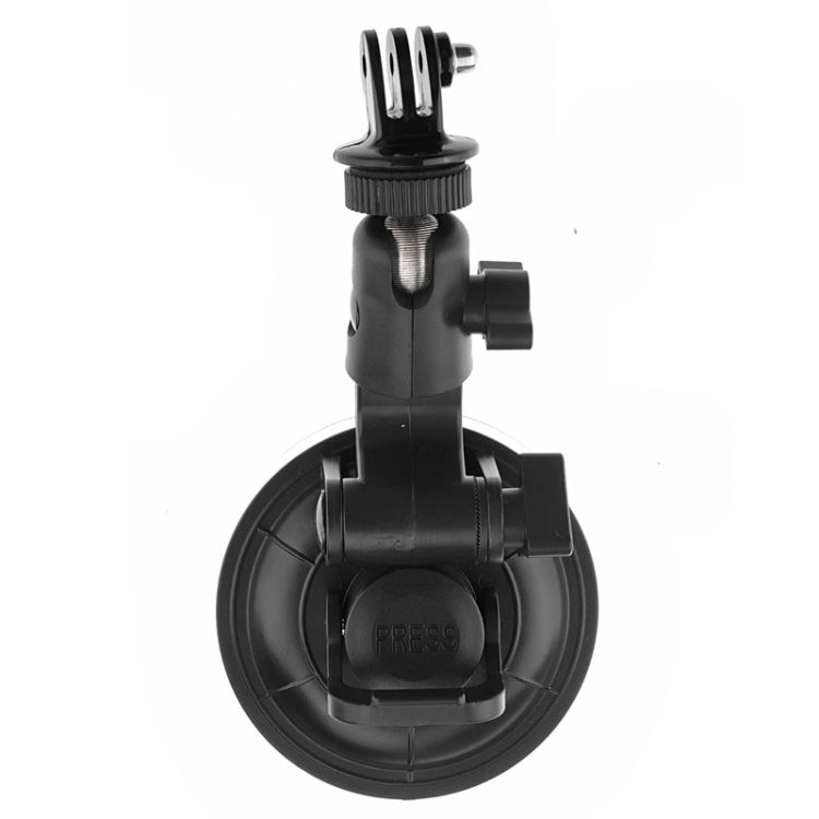 ST-72 9cm Diameter Car Window Plastic Cup Suction Mount + Tripod Holder Gadget for GoPro Hero11 Black / HERO10 Black /9 Black /8 Black /7 /6 /5 /5 Session /4 Session /4 /3+ /3 /2 /1, DJI Osmo Action and Other Action Cameras(Black)