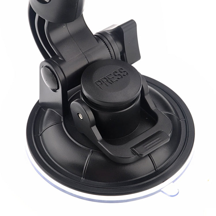 ST-72 9cm Diameter Car Window Plastic Cup Suction Mount + Tripod Holder Gadget for GoPro Hero11 Black / HERO10 Black /9 Black /8 Black /7 /6 /5 /5 Session /4 Session /4 /3+ /3 /2 /1, DJI Osmo Action and Other Action Cameras(Black)