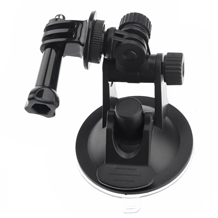 ST-51 Mini Car Suction Cup Tripod Adapter + 7CM Diameter Base Mount for GoPro Hero11 Black / HERO10 Black /9 Black /8 Black /7 /6 /5 /5 Session /4 Session /4 /3+ /3 /2 /1, DJI Osmo Action and Other Action Cameras(Black)