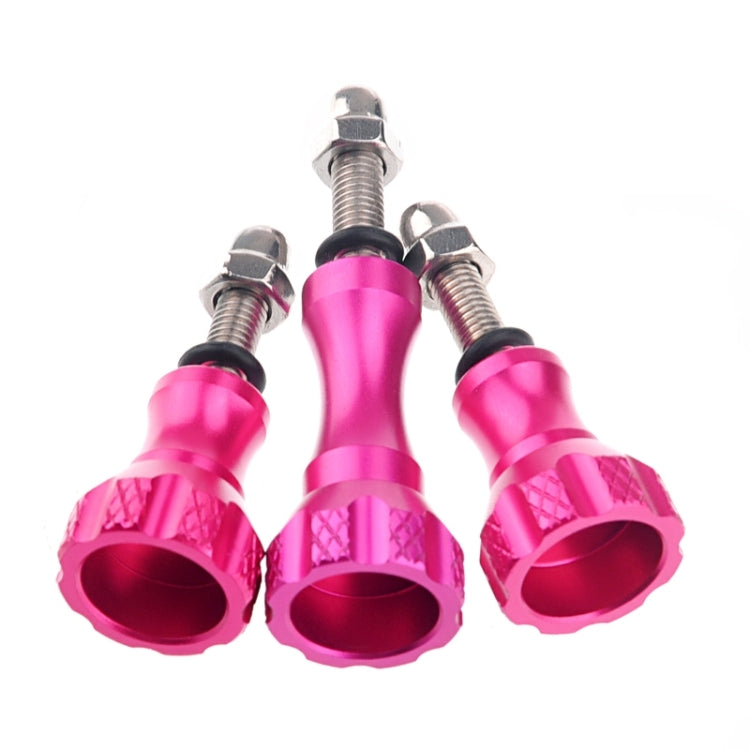 ST-50 3 x Aluminum Thumb Knob Stainless Bolt Nut Screw for GoPro HD HERO4 / 3+ / 3 / 2 / 1