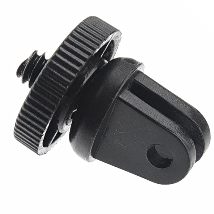 ST-60 Mini Size Tripod Mount Adapter for GoPro Hero11 Black / HERO10 Black /9 Black /8 Black /7 /6 /5 /5 Session /4 Session /4 /3+ /3 /2 /1, DJI Osmo Action and Other Action Cameras(Black)
