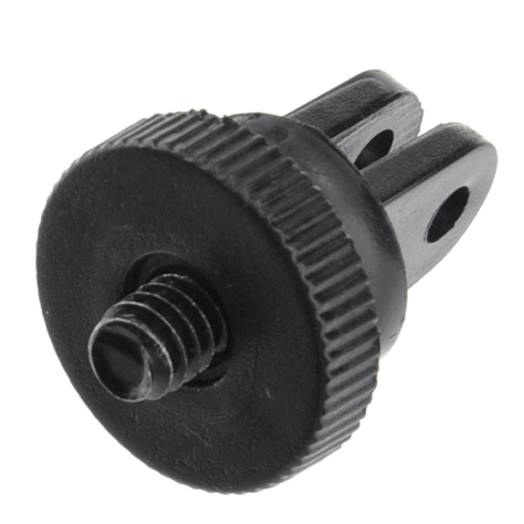 ST-60 Mini Size Tripod Mount Adapter for GoPro Hero11 Black / HERO10 Black /9 Black /8 Black /7 /6 /5 /5 Session /4 Session /4 /3+ /3 /2 /1, DJI Osmo Action and Other Action Cameras(Black)