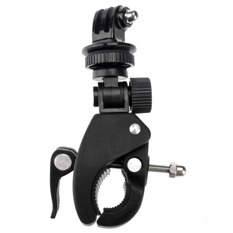 ST-93 Universal Bicycle Mount Clip for GoPro Hero11 Black / HERO10 Black /9 Black /8 Black /7 /6 /5 /5 Session /4 Session /4 /3+ /3 /2 /1, DJI Osmo Action and Other Action Cameras(Black)