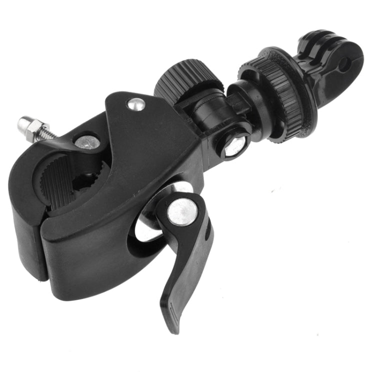 ST-93 Universal Bicycle Mount Clip for GoPro Hero11 Black / HERO10 Black /9 Black /8 Black /7 /6 /5 /5 Session /4 Session /4 /3+ /3 /2 /1, DJI Osmo Action and Other Action Cameras(Black)