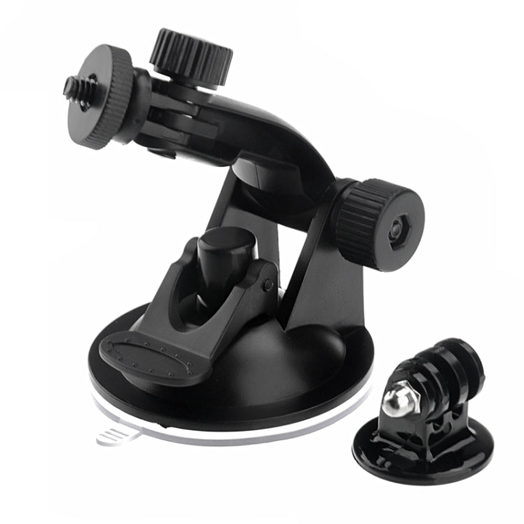Suction Cup Mount + Tripod Adapter for GoPro Hero11 Black / HERO10 Black /9 Black /8 Black /7 /6 /5 /5 Session /4 Session /4 /3+ /3 /2 /1, DJI Osmo Action and Other Action Cameras (ST-61)(Black)