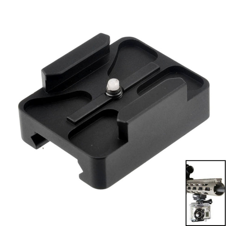 Practical Mini Camera Track Dolly Slider Rail for GoPro HERO6 /5 /5 Session /4 Session /4 /3+ /3 /2 /1, Xiaoyi and Other Action Cameras (ST-79)(Black)