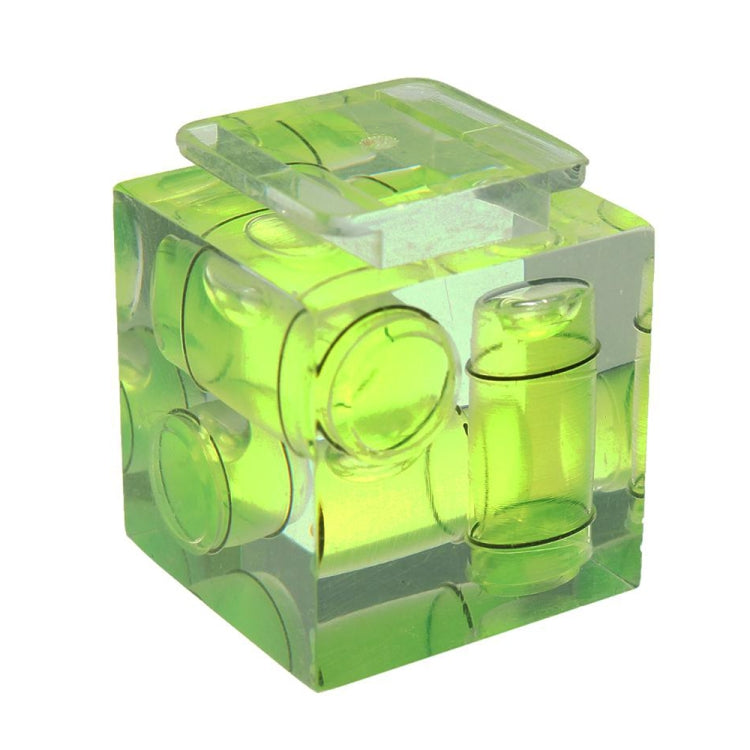 Triple Axis Bubble Spirit Level on Camera Hot Shoe 3D(Green)