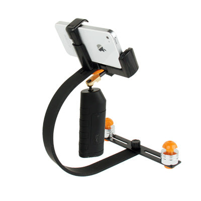 Professional Steady Video Stabilizer for Camera and Mobile Phone (3.5 - 5.5 inch)(Black)