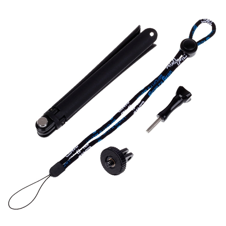 Portable Folding Tripod with Lanyard & Screw Rod and Adapter for Xiaomi Yi Sport Camera