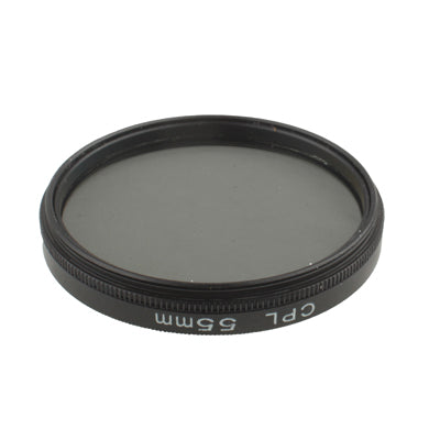 55mm Camera CPL Filter Lens(Black)