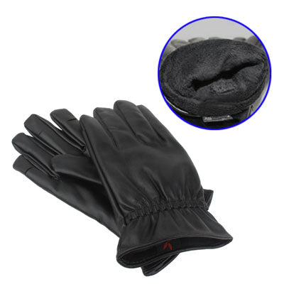 Multi-Purpose Camera Cold-Resistant Covers with Leather Cold-Resistant Gloves(Black)