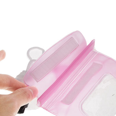 Waterproof Bag for Digital Camera, Size: 150mm x 120 mm, Lens Dia. / Length: 50 mm / 30 mm(Pink)