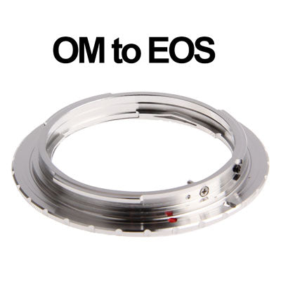 OM-EOS Lens Mount Stepping Ring(Silver)