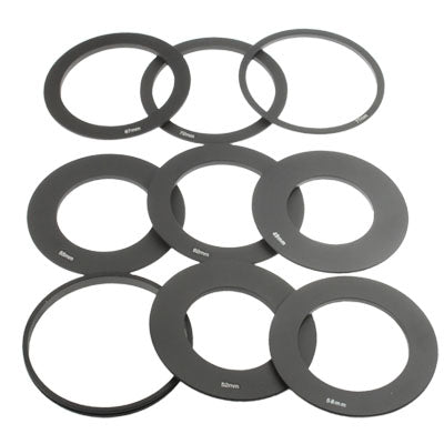 Square Filter Stepping Ring Include a Filter Holder for Square Filter Lens and 8 Square Filter Stepping Rings (77mm, 72mm, 67mm, 62mm, 58mm, 55mm, 52mm, 49mm)