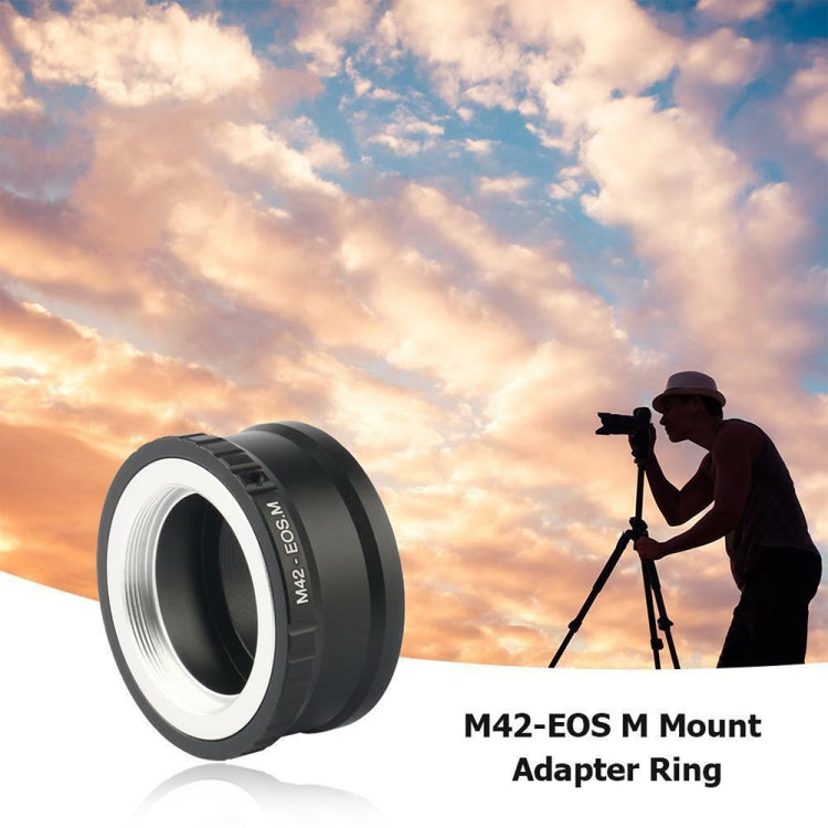 M42 Lens to EOS Lens Mount Stepping Ring(Black)