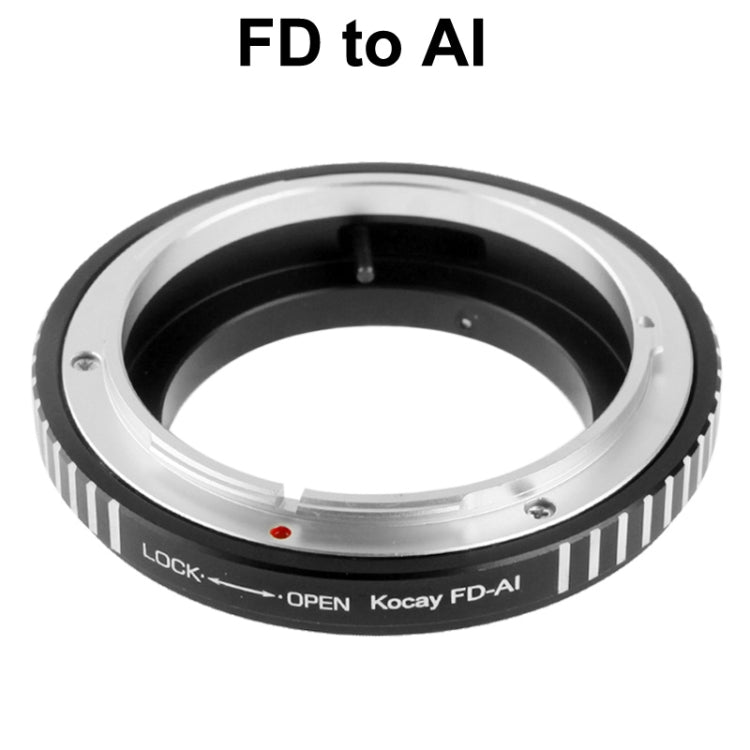 FD Lens to AI Lens Mount Stepping Ring(Black)