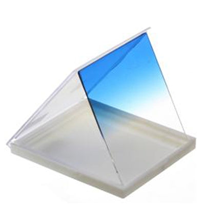 Square Gradual Change Blue Color Lens Filter(Blue)