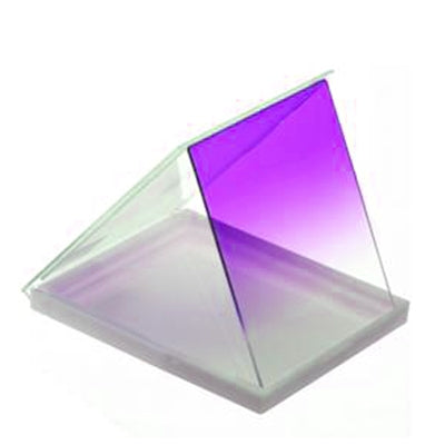 Square Gradual Change Purple Color Lens Filter(Purple)