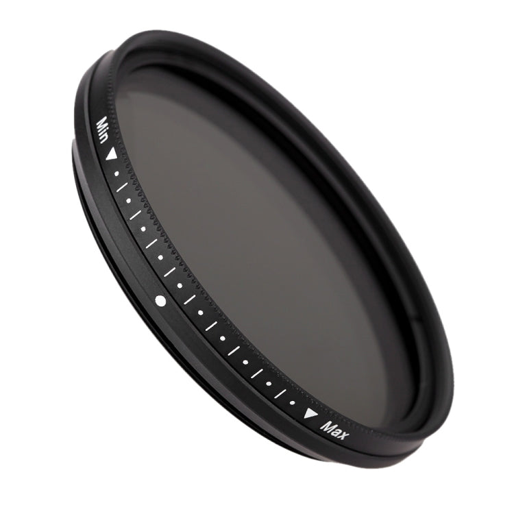 52mm ND Fader Neutral Density Adjustable Variable Filter ND 2 to ND 400 Filter(Black)