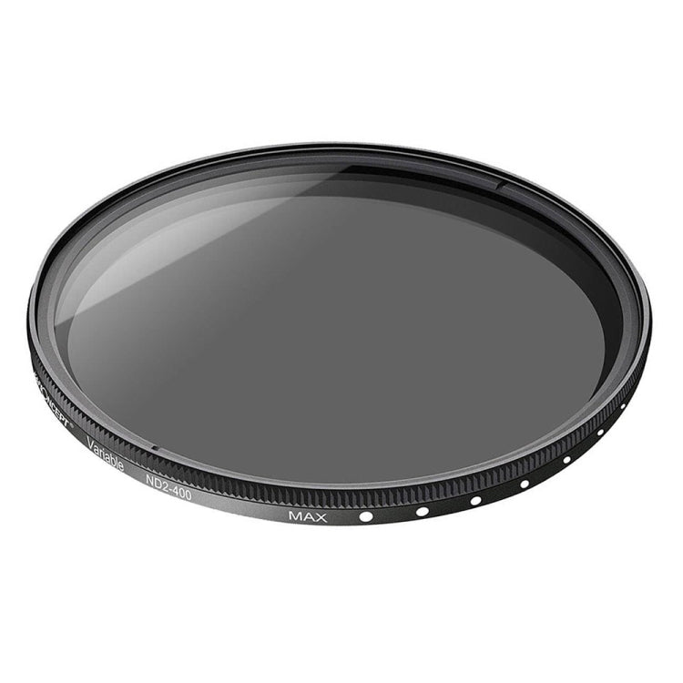 62mm ND Fader Neutral Density Adjustable Variable Filter ND2 to ND400 Filter(Black)