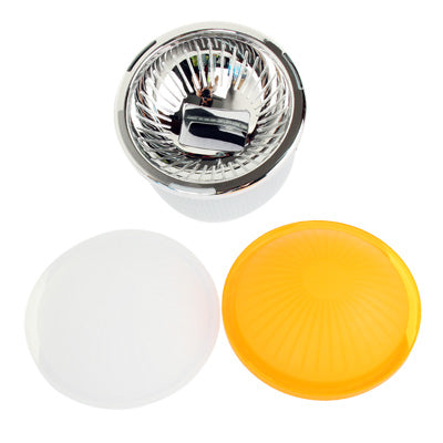 Universal Flash Diffuser with White and Orange Flash Diffusers