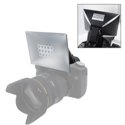Folding Flash Soft Diffuser (NG-128), 128mm x 87mm x 45mm(Black)