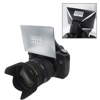 Folding Flash Soft Diffuser (NG-128), 128mm x 87mm x 45mm(Black)